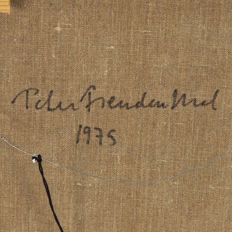 Peter Freudenthal, oil on canvas, signed and dated 1975 verso.
