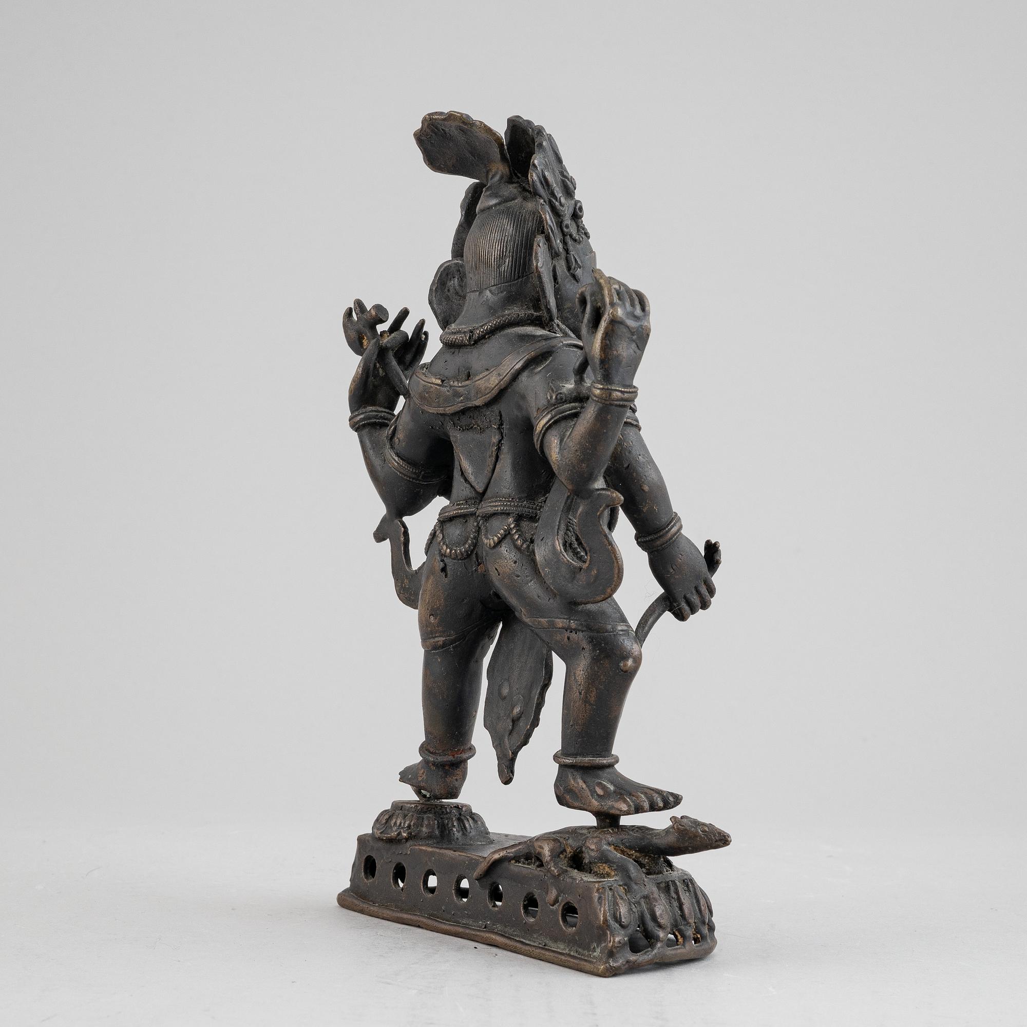 Figur, brons, Indien, troligen 1800-tal.