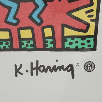 KEITH HARING, efter, affisch.