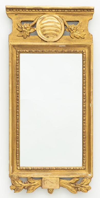 Mirror, 19th century, Gustavian style.