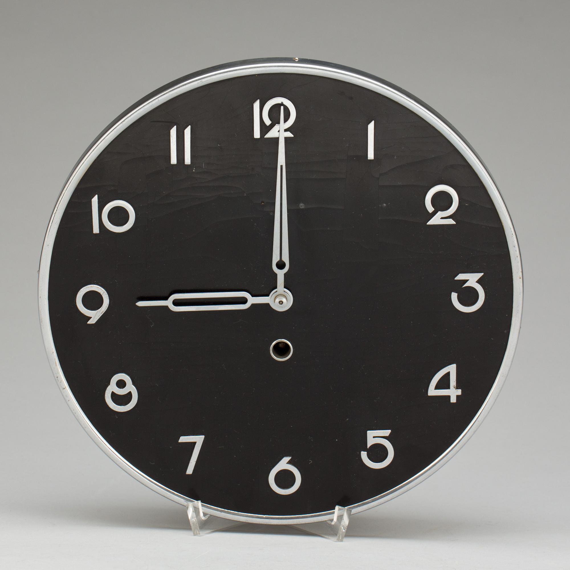 VÄGGPENDYL, Art deco. 1930-tal.