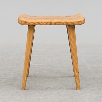 A second half of the 20th century 'Visingsö' stool by Carl Malmsten, Svensk Fur.