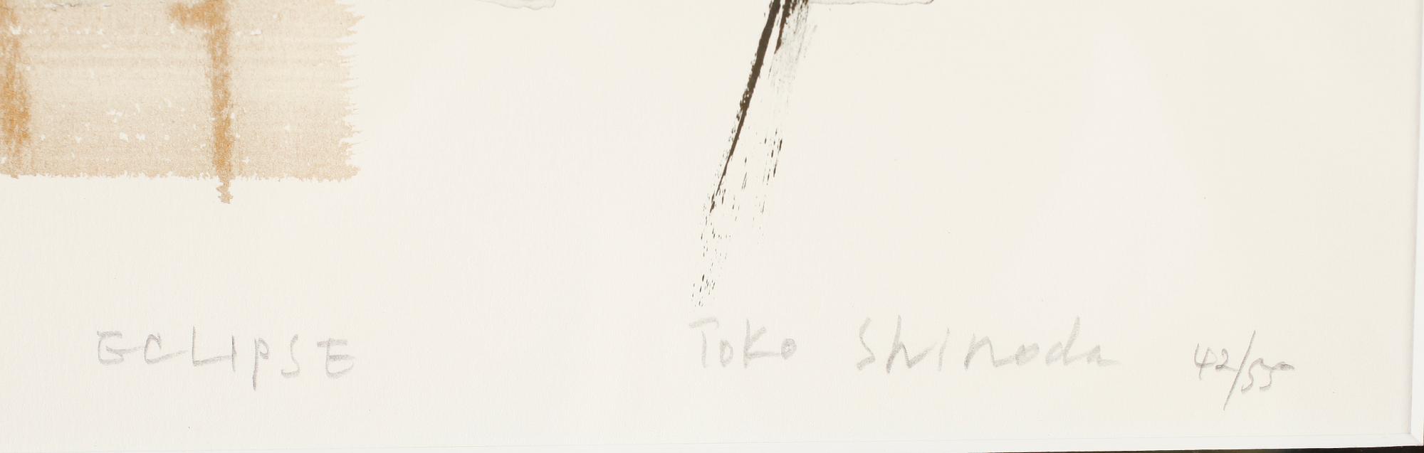 TOKO SHINODA, färglitografi, signerad, numrerad 42/55.