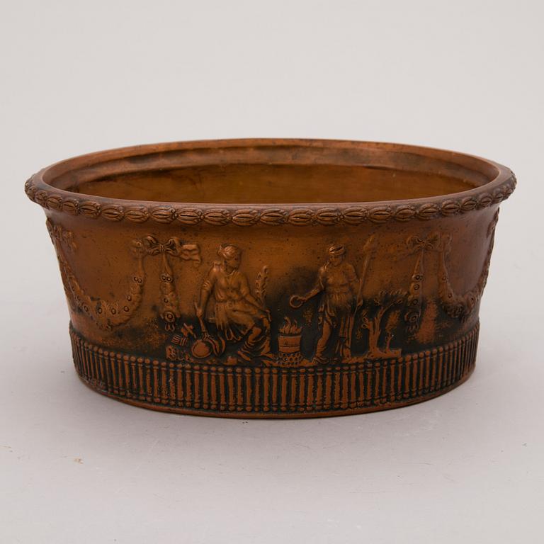 An Empire earthenware paté form, early 19th Century.