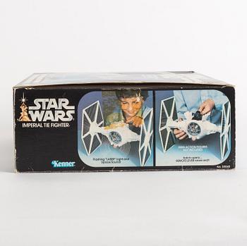 STAR WARS, Imperial Tie fighter i kartong, Kenner, 1978.