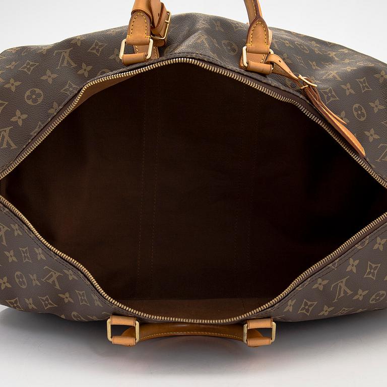 Louis Vuitton, a Monogram Canvas 'Keepall 55' weekend bag.