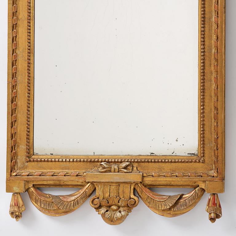 Spegel, Stockholmsarbete, sent 1700-tal, Gustaviansk.