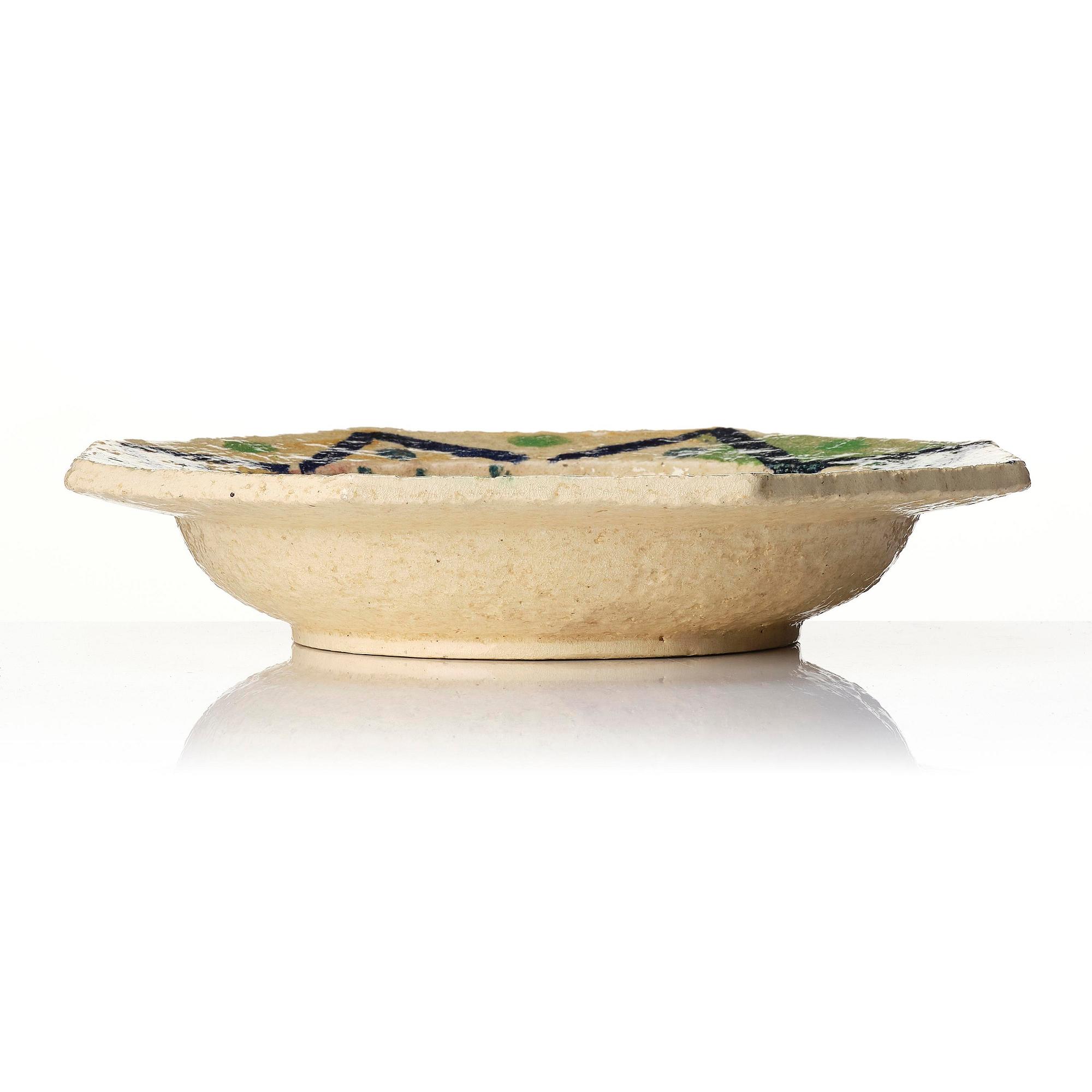 Isaac Grünewald, a chamotte stoneware bowl, Rörstrand, 1943.