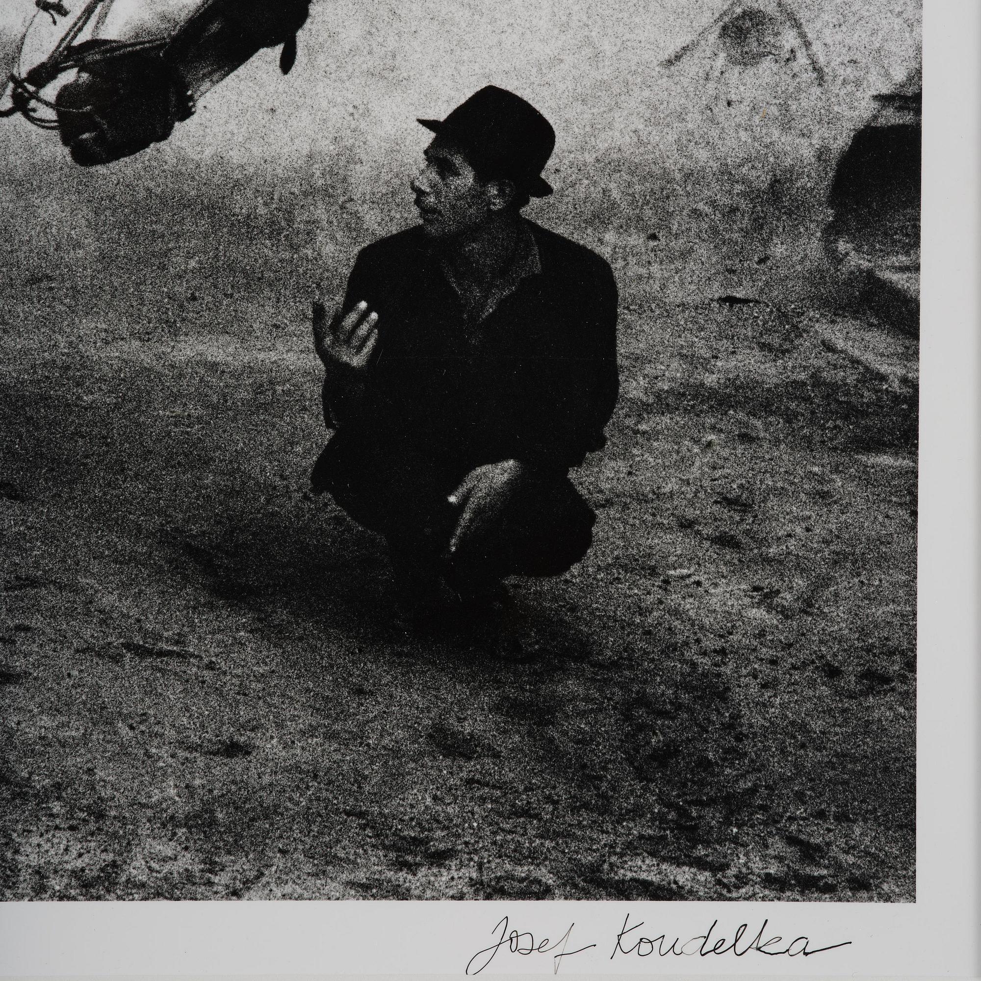 Josef Koudelka, "Man with Horse, Romania, 1968".