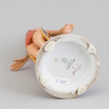 A porcelain figure of an Egyptian dancer, Germany, Fraureut, 1918.