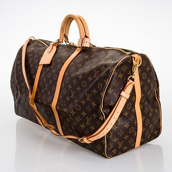 Louis Vuitton, a monogram 'Keepall 60 Bandoulière' Weekendbag.