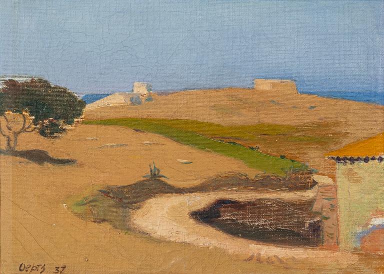 Willem Oepts, "Les Muriers" Chemin de St-Anthone St Tropez - Var, France)/"Collioure Paysage Pyrinees-Orientales Frontiere Espagnole".