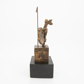 James Coignard, a signed bronze sculpture.