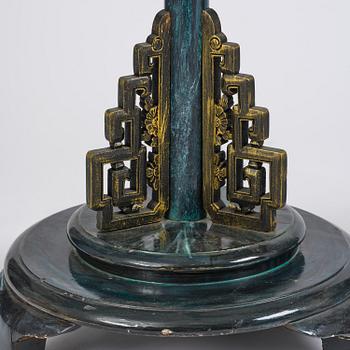 A pair of Art Deco chinoiserie floor lamps, 1920's.