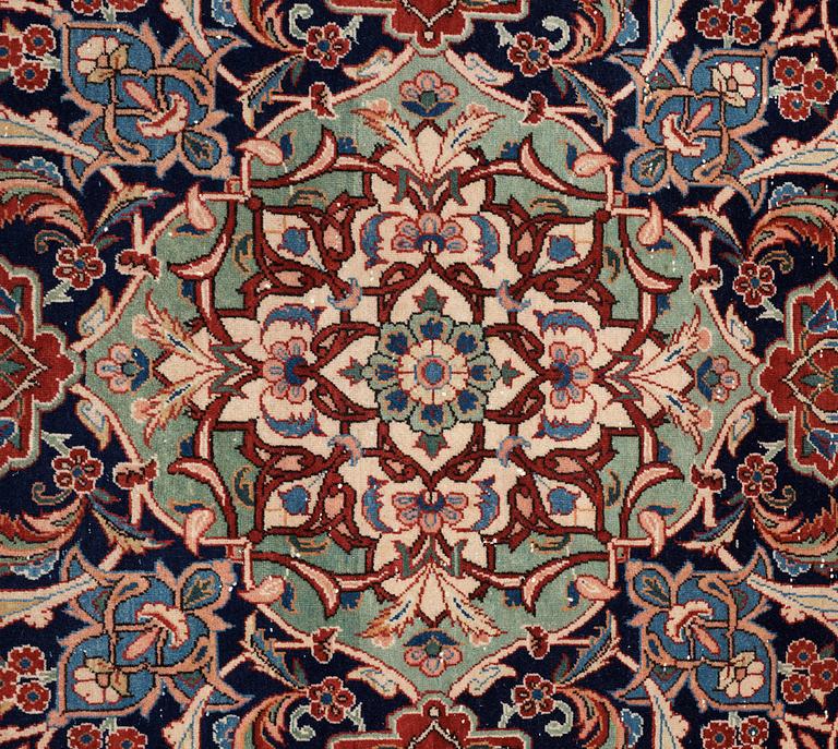 SEMI-ANTIQUE KASHAN. 441,5 x 315,5 cm.