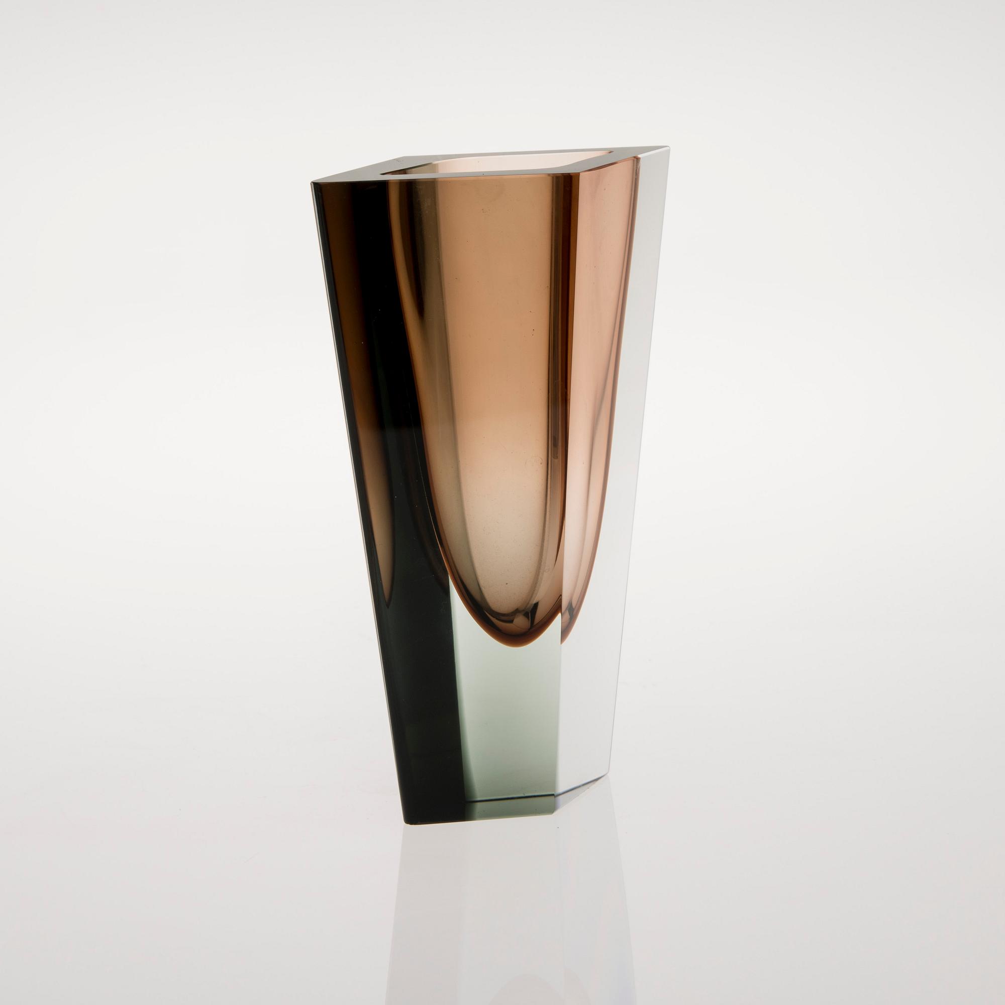 VAS, glas, "Prisma", Kaj Franck, märkt Nuutajärvi Notsjö.
