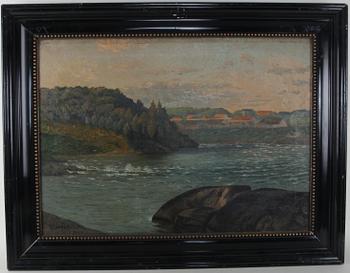 SERGEJ WLASOFF, olja på duk, sign.