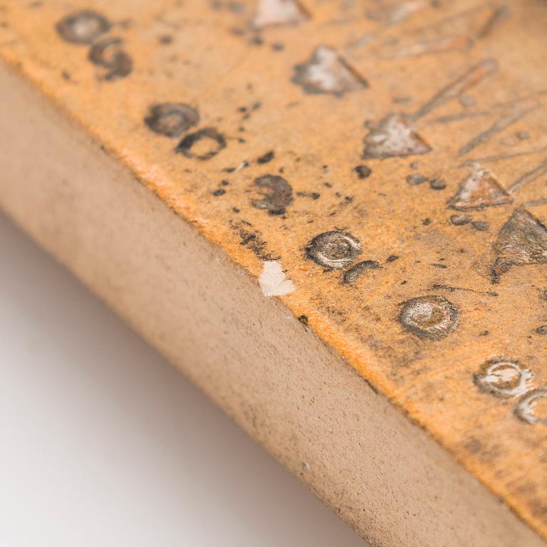 Rut Bryk, Relief, stoneware, signed BRYK.