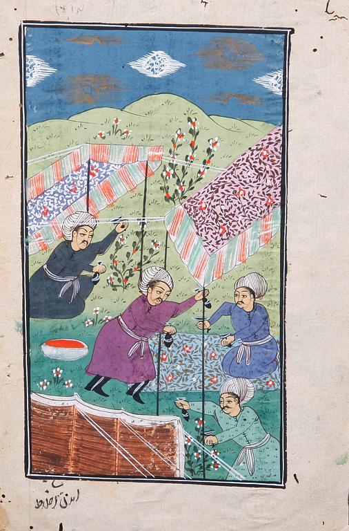GOUACHER, 11 st. Orientaliska.