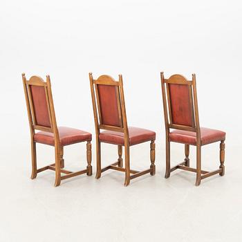 Chairs 6 pcs. Baroque style Britain mid-20th century.