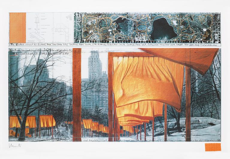 Christo & Jeanne-Claude, "The Gates, Central Park, New York".