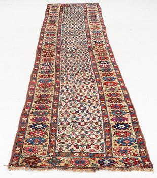 Gallery rug, oriental, approx. 475 x 92 cm.