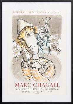 After Marc Chagall, "The Circus with the Yellow Clown".