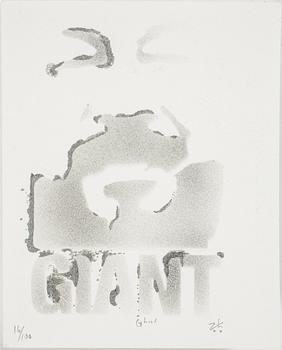 ZHAO, "Ghost", silc screen, signed and numbered 16/100.