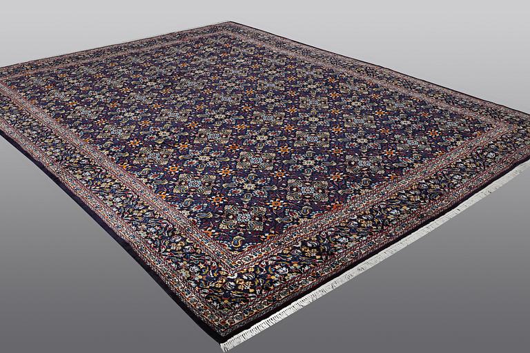 A carpet, Moud, ca 398 x 302 cm.
