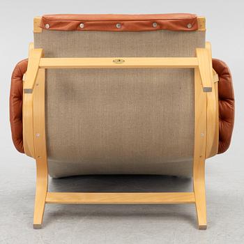 Bruno Mathsson, an armchair, "Pernilla", DUX, second half of the 20th century.