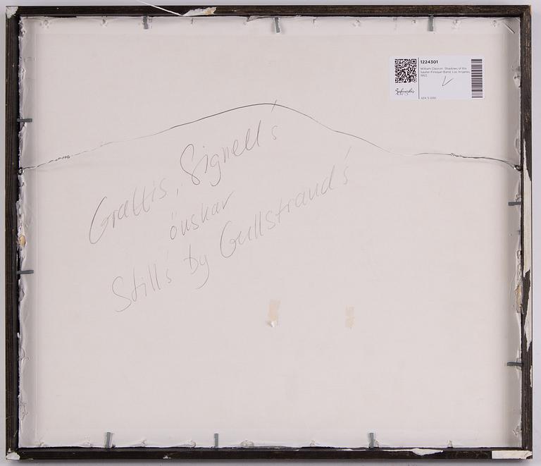 William Claxton, photograph signed and stamped on verso.