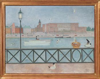 Einar Jolin, A view from Skeppsholmsbron.
