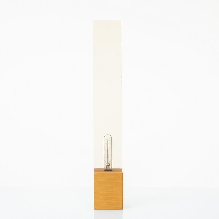 A contemporary wall lamp.