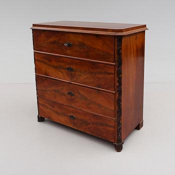 SKRIVBYRÅ, senempire, 1800-talets mitt.