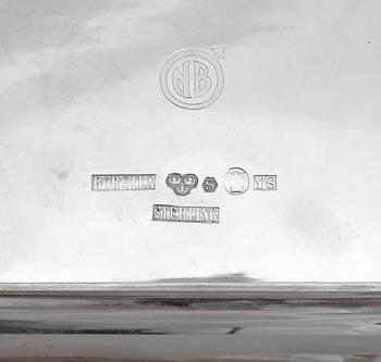 BRICKA, sterling, Borgila, Stockholm. 1949. Vikt: 535 gram.