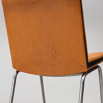 Hans J. Wegner, four 'Kastrup Airport Lounge Chairs'/'Lufthavnstolen', Johannes Hansen, Denmark, 1960s.
