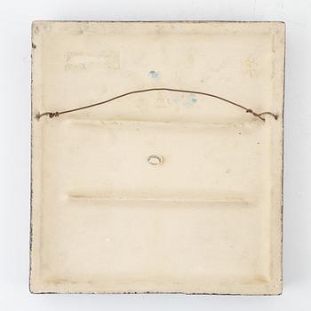 Lisa Larson, väggplakett, "Drillsnäppa", Gustavsberg, 1966–1975.