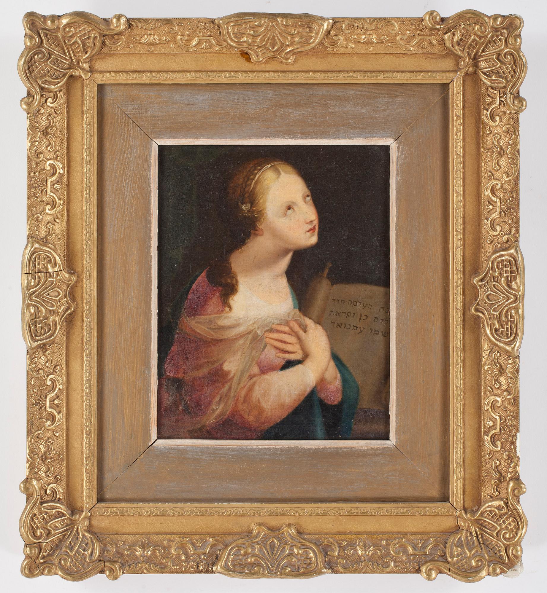 OKÄND KONSTNÄR 1800-TAL, Olja på duk, ej signerad.