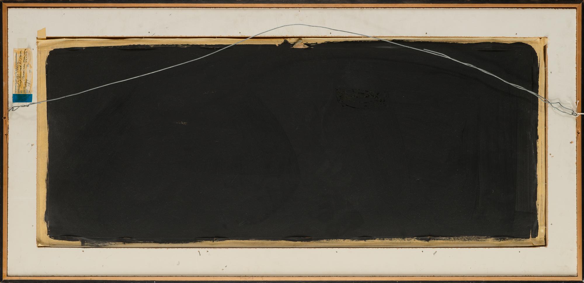 Veikko Takala, öljy levylle, signeerattu ja päivätty-72.