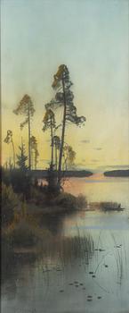 Carl Brandt, Insjölandskap, ett par.