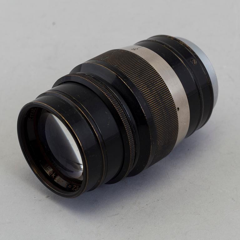 Hektor f=7,3 cm 1:1,9 lens no 122214, Ernst Leitz, Wetzlar.