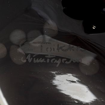 Oiva Toikka, lasilintu, "Tiiri", signeerattu O. Toikka Nuutajärvi.