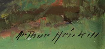 ARTHUR HEICKELL, olja på duk, signerad.