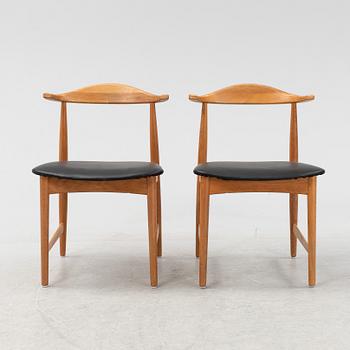 A pair of oak 'Danske' armchairs by Erik Wørts for Ikea, 1960s.