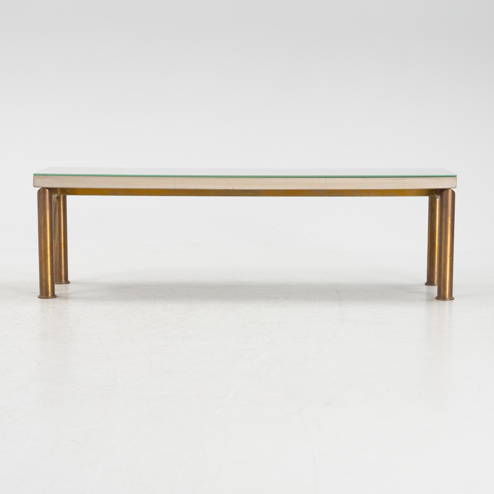Katarina Abrahamsson, Martin Edvardsson, a brass and concrete sideboard,for Svenskt Tenn, Sweden, 2013.