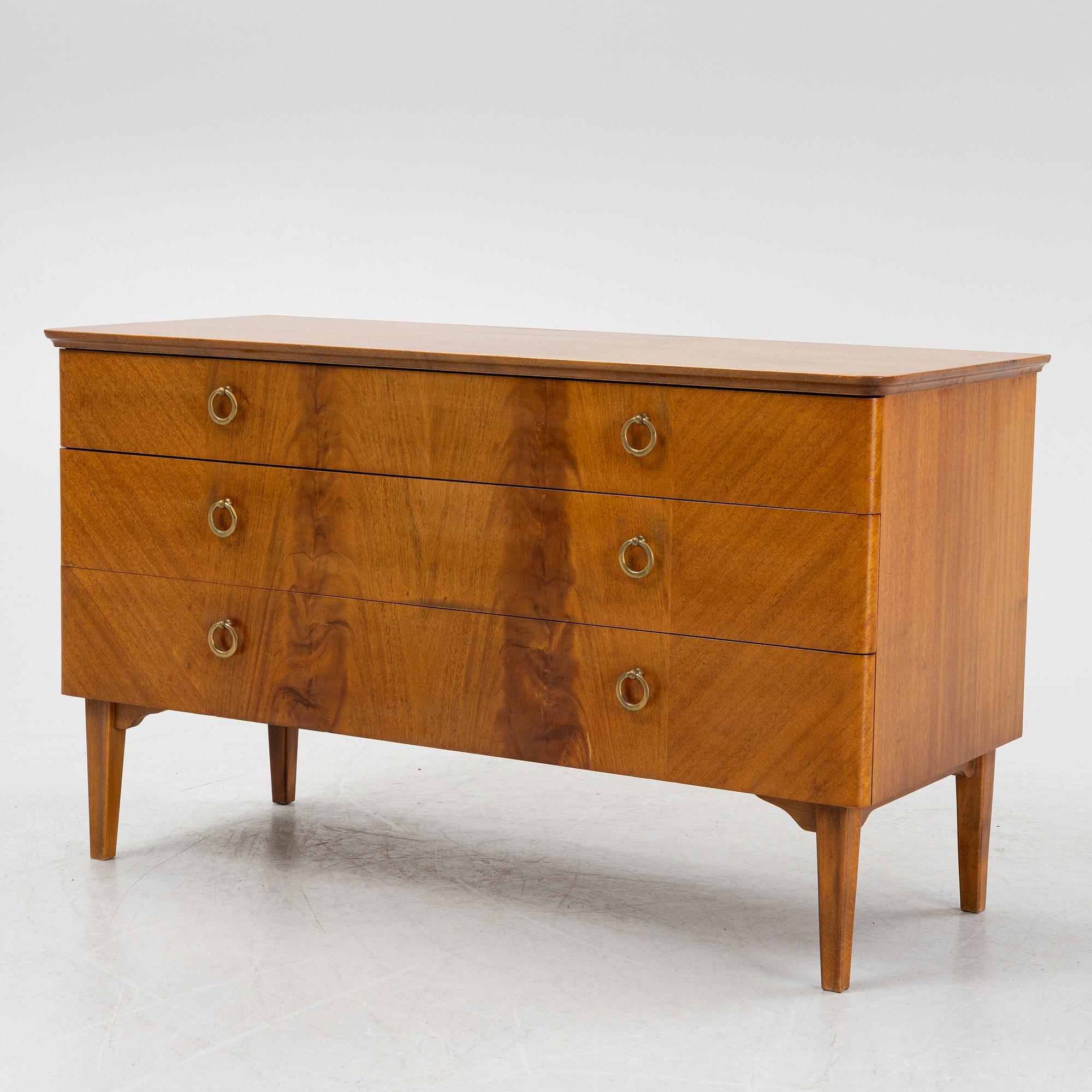 Byrå, Swedish Modern, Garvaregårdens Snickeri AB, SMI, Kisa, 1940/50-tal.