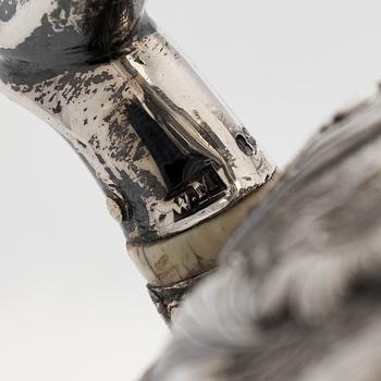 Joseph Angell, te- och kaffeservis, sterlingsilver, 7 delar, London 1817-1823.