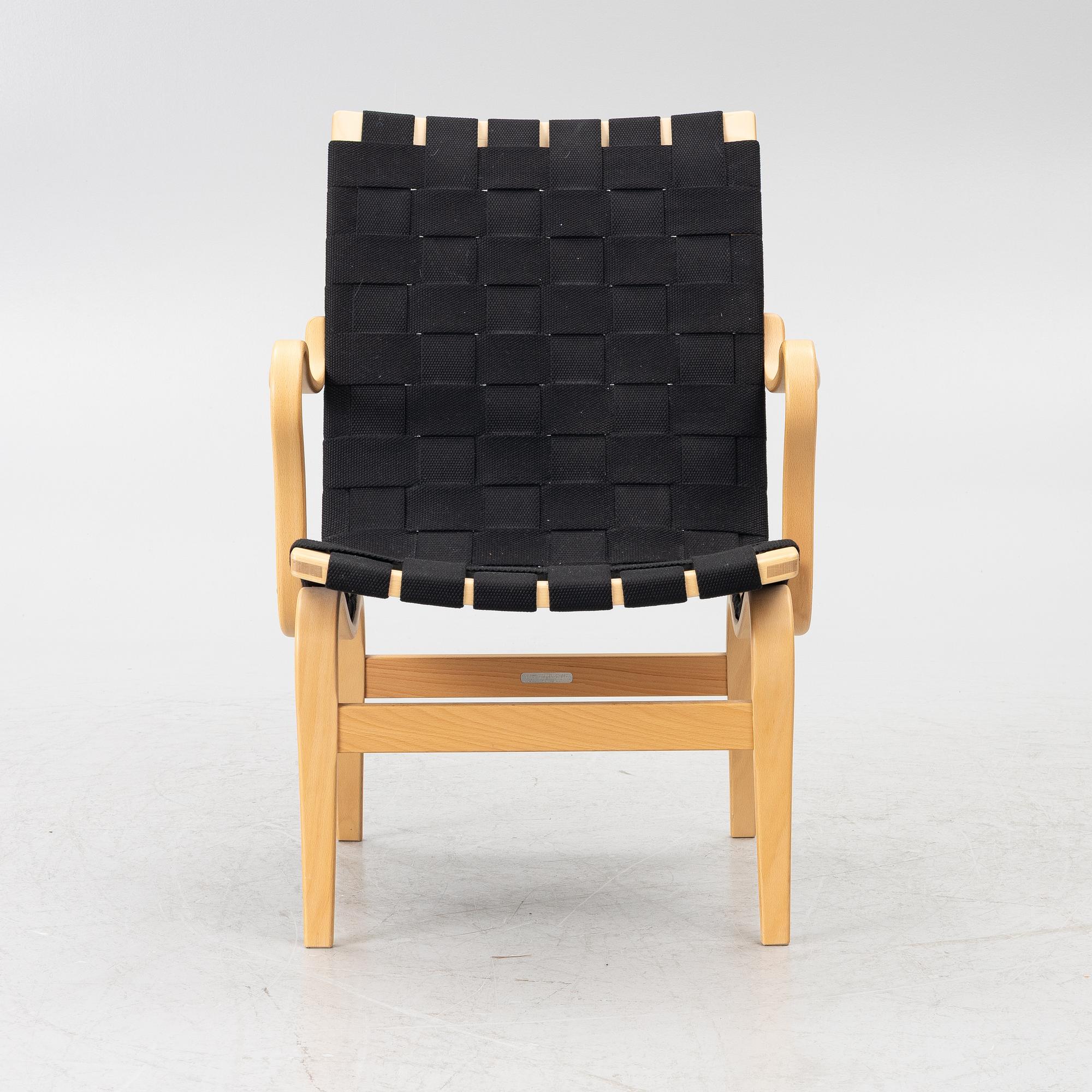 Bruno Mathsson, An armchair, "Eva", Bruno Mathsson International, Värnamo, 2018.