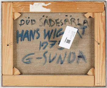HANS WIGERT, olja på duk, signerad och daterad 1975 a tergo.