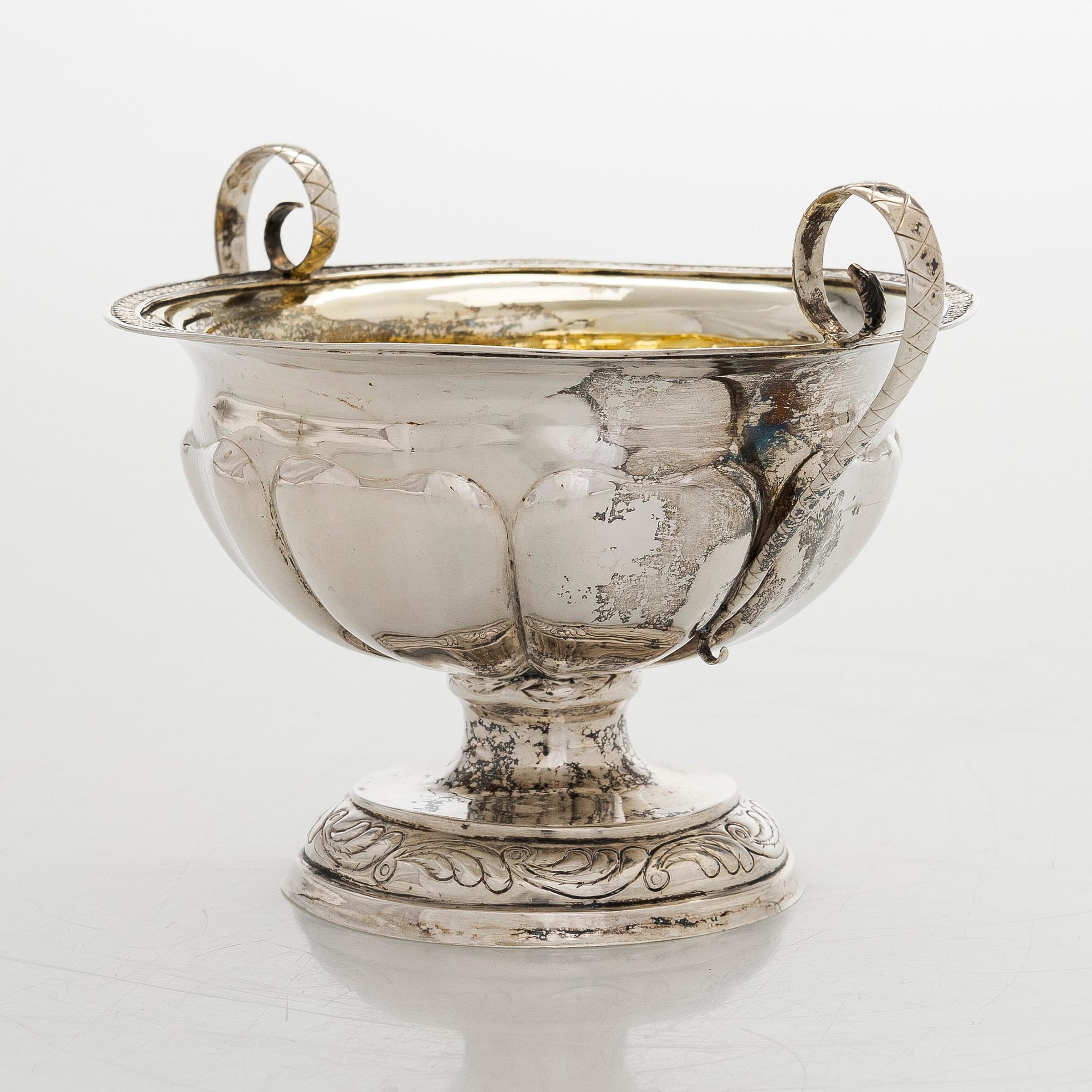 Adolf Gustaf Granbom, bonbonnière, silver, Borgå, Finland 1851-1858.